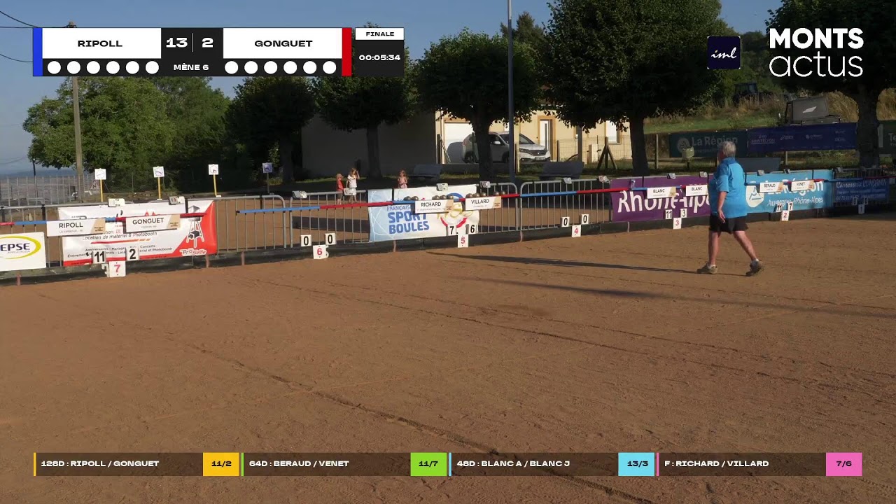 🔴 Grande Journée Bouliste à Sainte Catherine - Phases finales