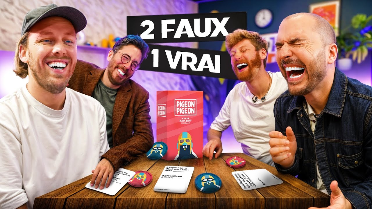 On est des gros pigeons (mais on en rigole)