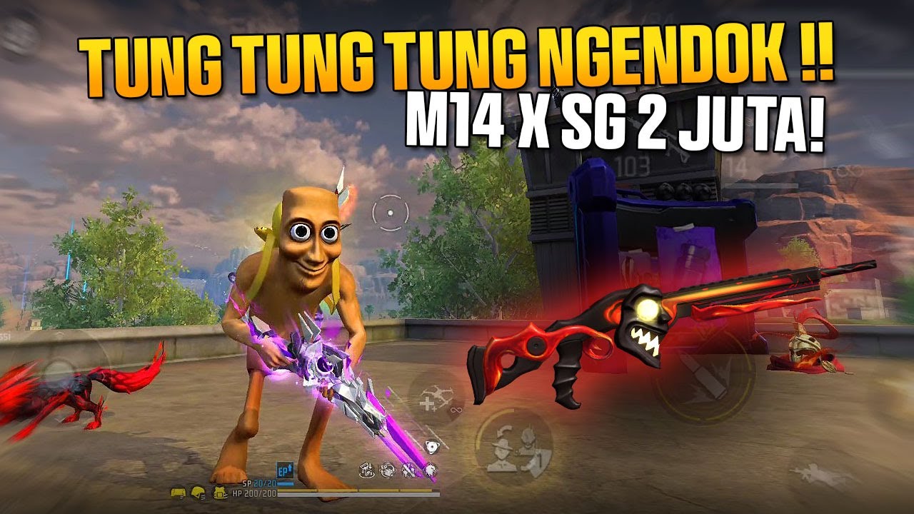 TUNG TUNG SAHUR NGENDOK REVIEW SG 2 EVO TERSAKIT DI FREE FIRE!! AUTO BOOYAH