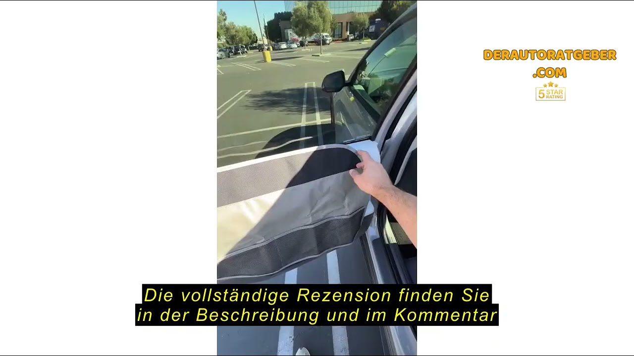 Produktbewertung Kurgo Autotürschoner für Hunde, Schützt Autotüren vor Hundekrallen und Schmutz, Mit