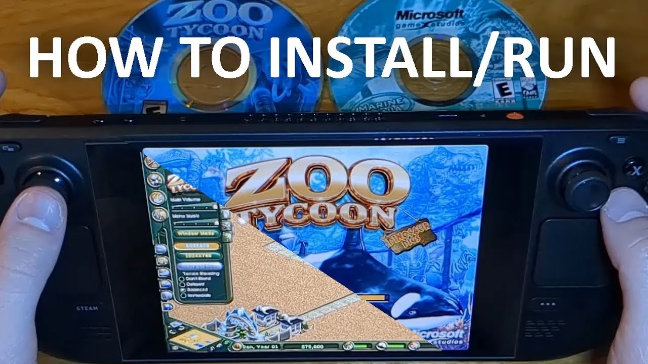 How to Install/Run Zoo Tycoon Complete Collection (Marine Mania) on Steam Deck (Tutorial Guide)
