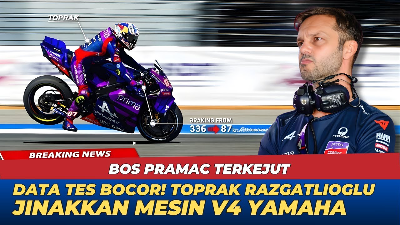 BOS PRAMAC AKHIRNYA BUKA SEMUA 😳 HASIL TES TOPRAK DI V4 YAMAHA DI LUAR LOGIKA!