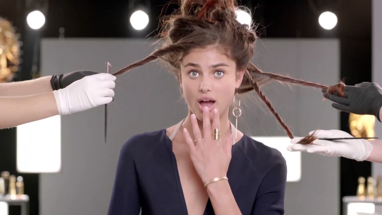 Hair Color Makeover featuring Taylor Hill for L'Oreal Professionnel 1
