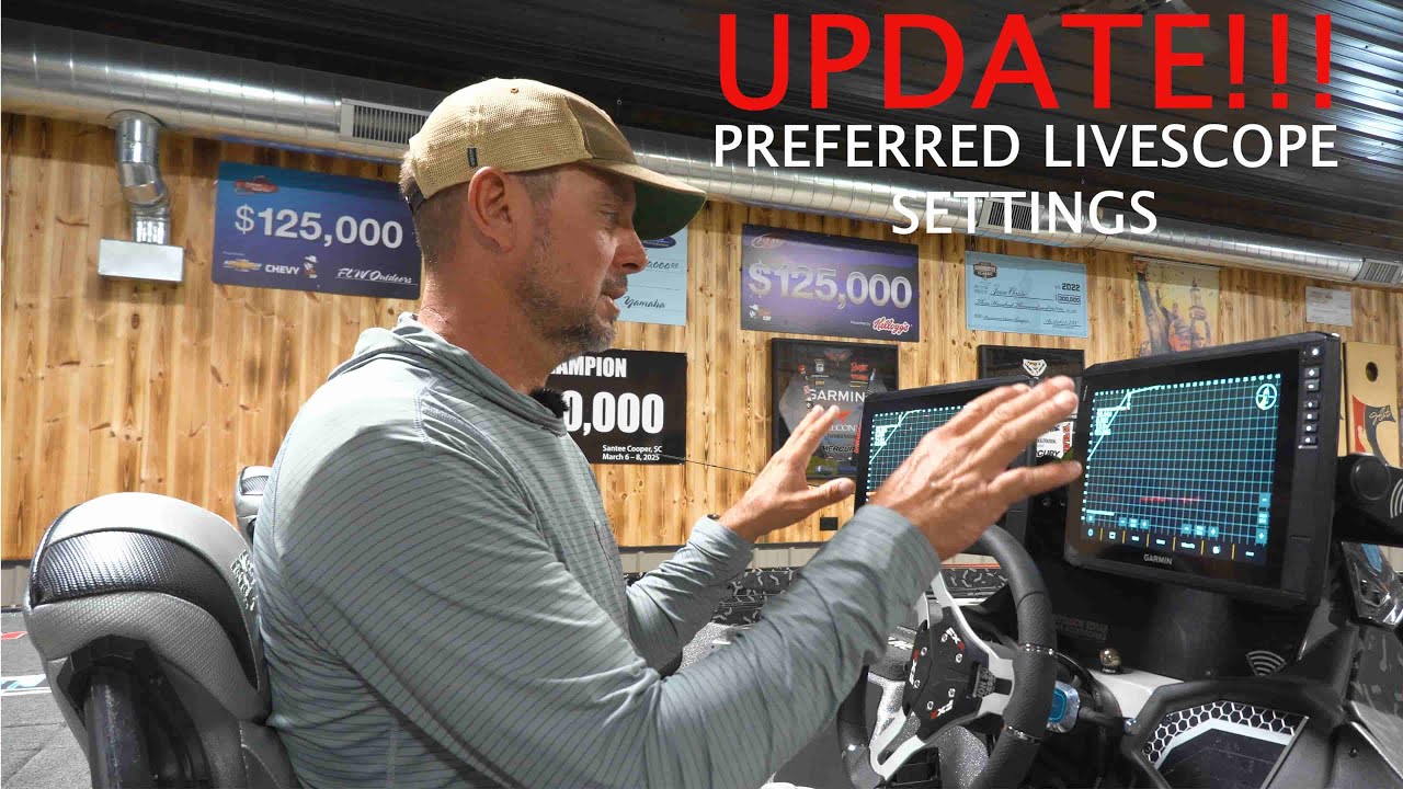 Garmin Livescope Settings UPDATE --- Dial In What the Pros Use NOW!