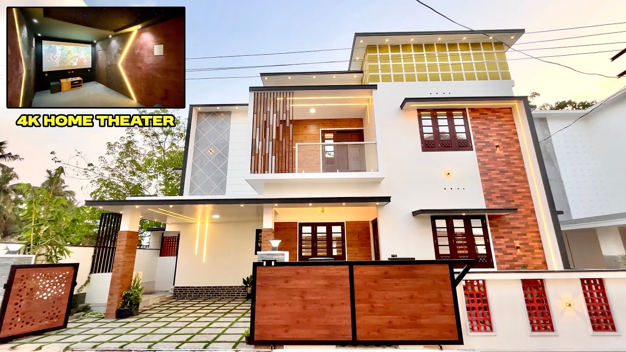 Budget Luxurious House with Home Theater For Sale in Trivandrum