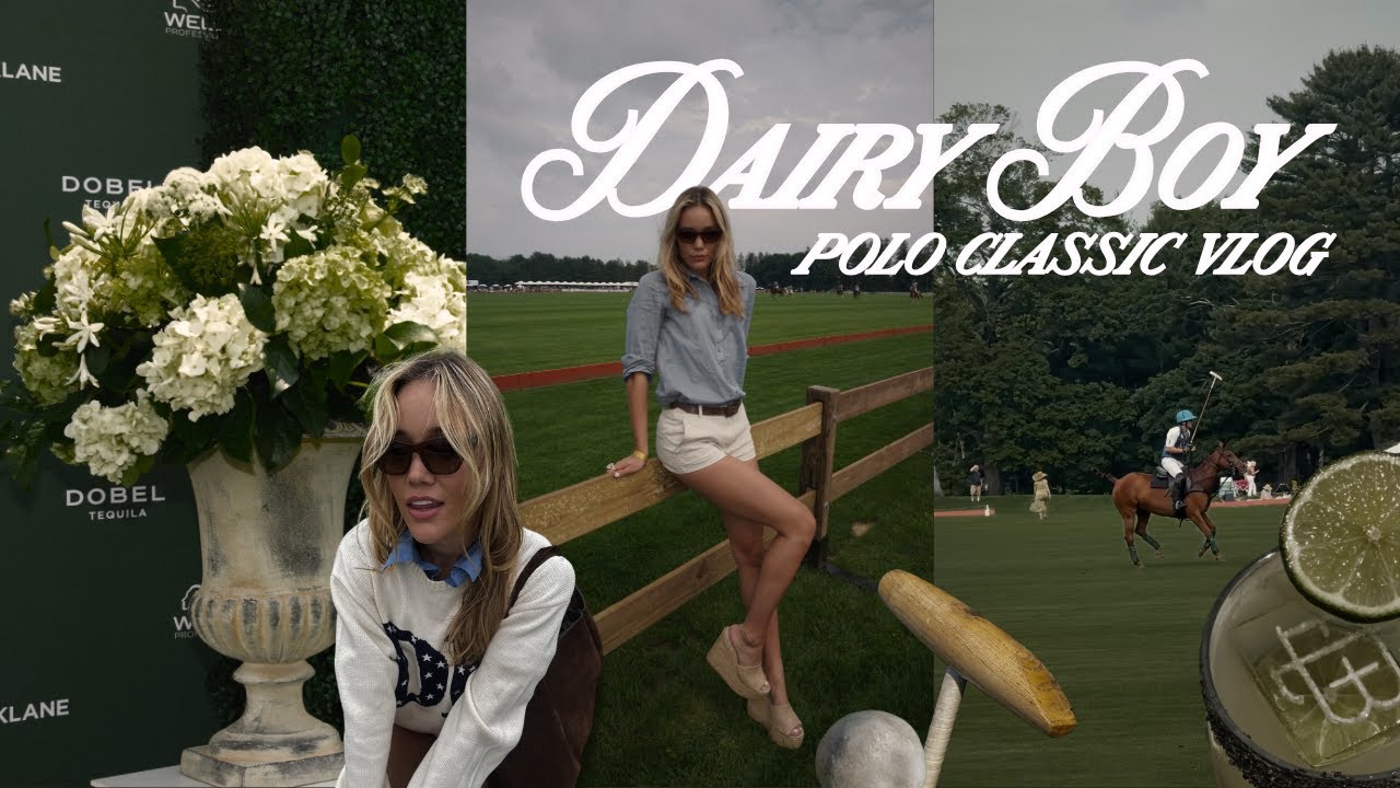 Dairy Boy Polo Classic Vlog: grwm, mecz polo, wieczorny reset
