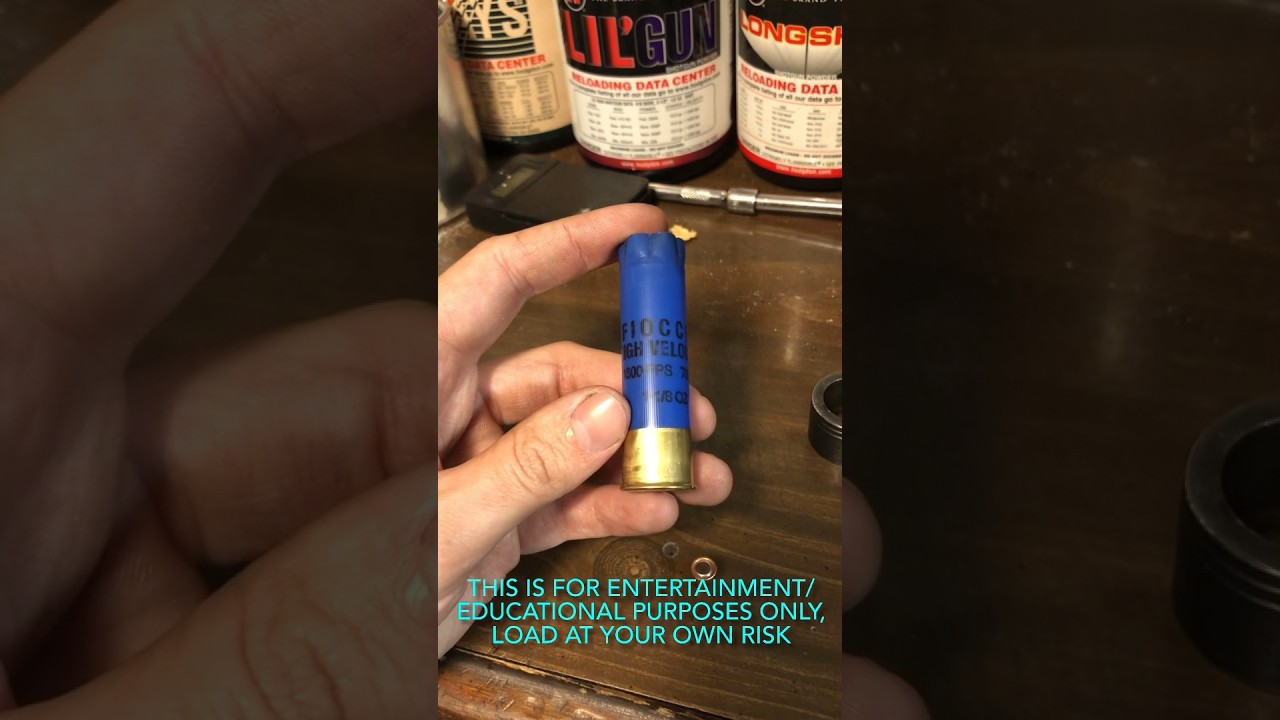 Reloading 16 Gauge 12 Pellet #1 Buck #shorts