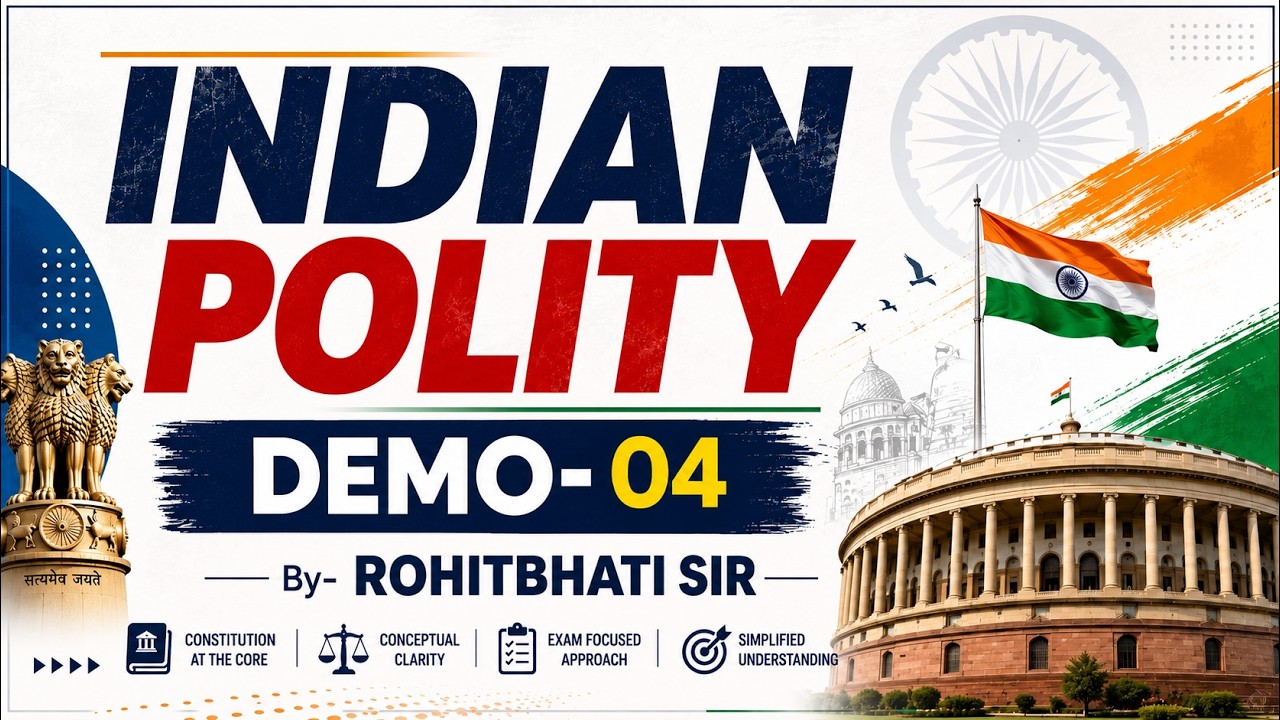 Indian Polity Demo Class 04 | Constitution Basics for UPSC, PCS & State PSC | Rohit Bhati Sir
