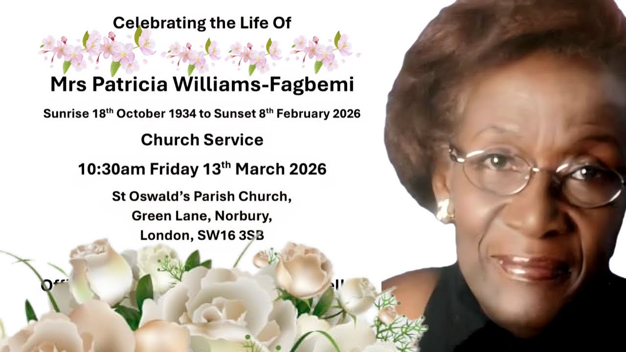 Patricia Williams-Fagbemi Celebration of Life