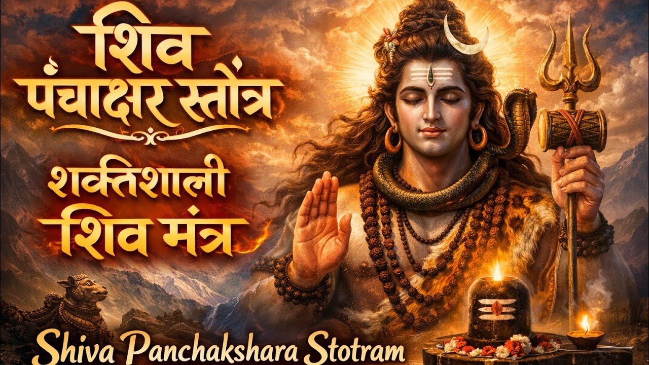 श्री शिव पंचाक्षर स्तोत्रम् || Shiva Panchakshara Stotram 🙏 #shiva #shiv #mahadev #panchakshara