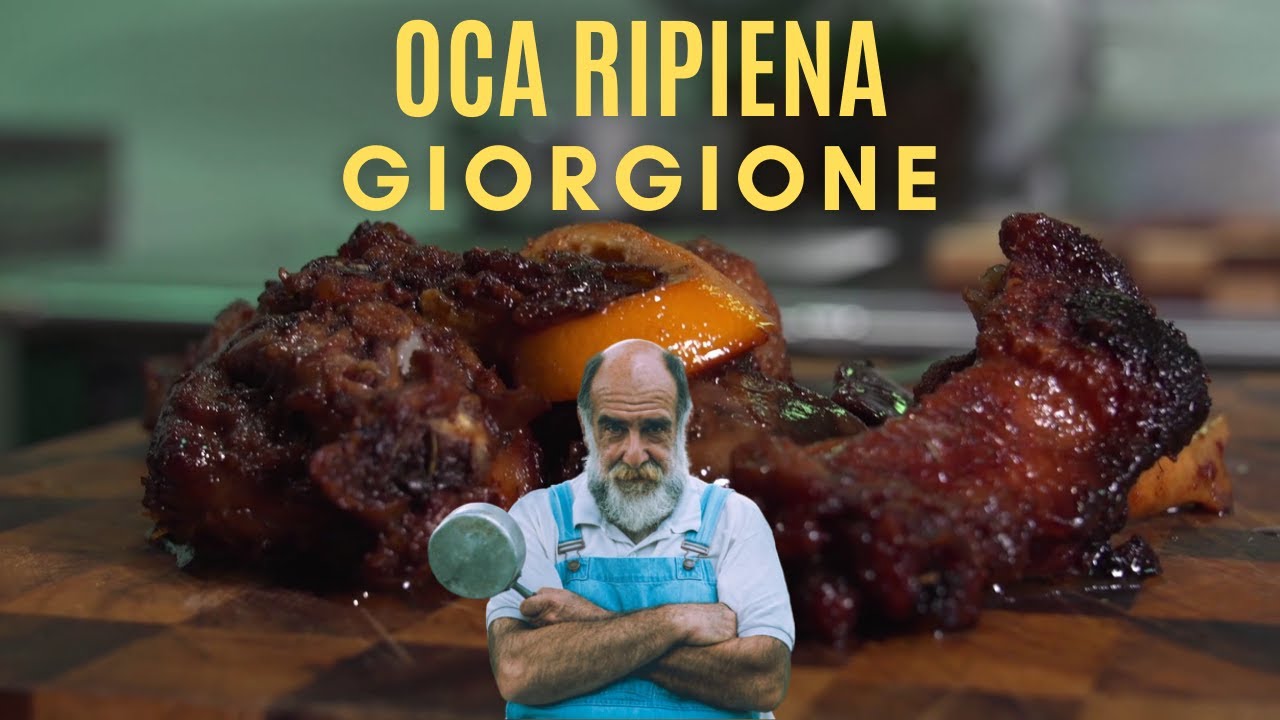 OCA RIPIENA DI LARDO E ARANCIA - Le ricette di  Giorgione