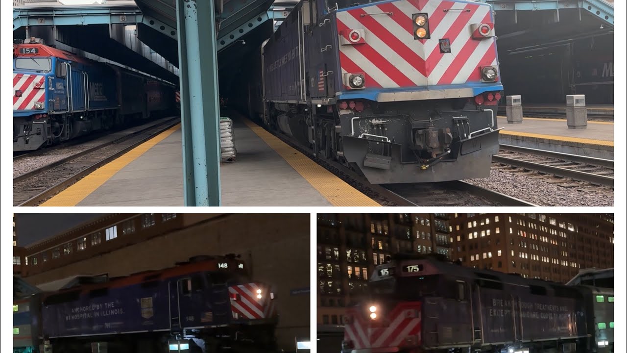 The Complete Metra Evening Rush Hour At Ogilvie Transportation Center On December 15, 2023