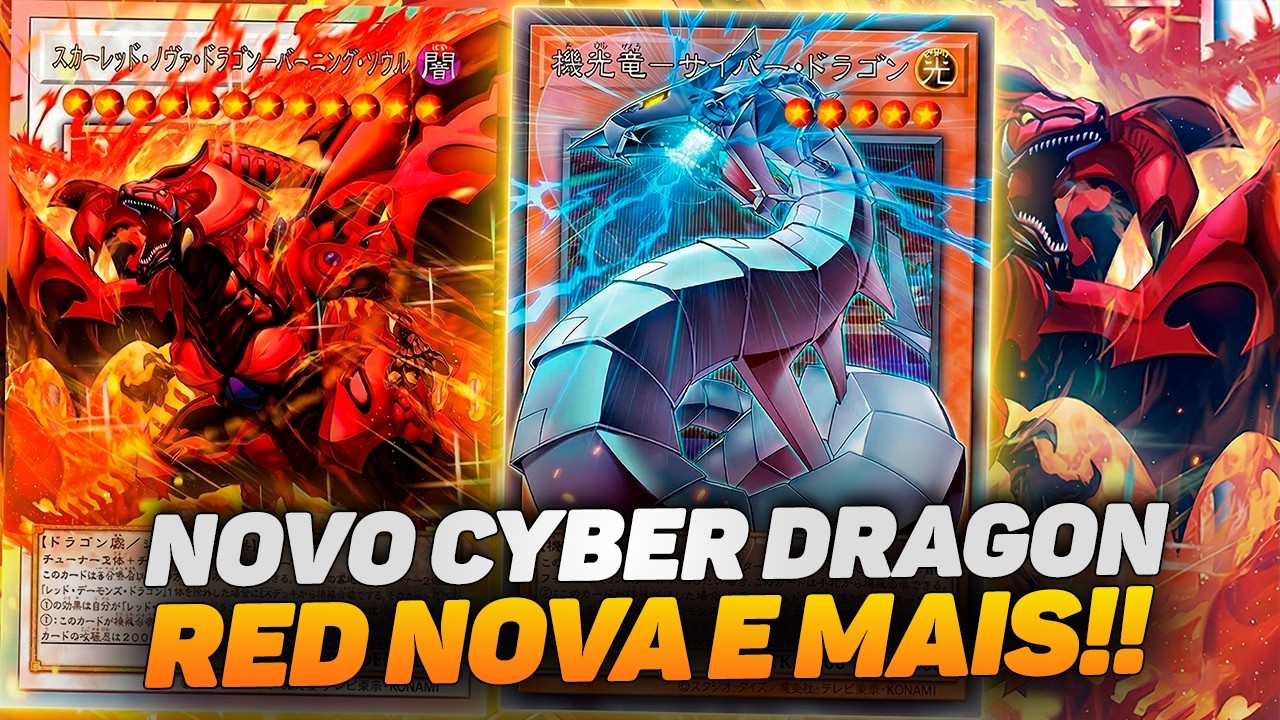 NOVAS CARTAS DOS RIVAIS!! CYBER DRAGON, RED NOVA, GALAXY-EYES E MAIS!!
