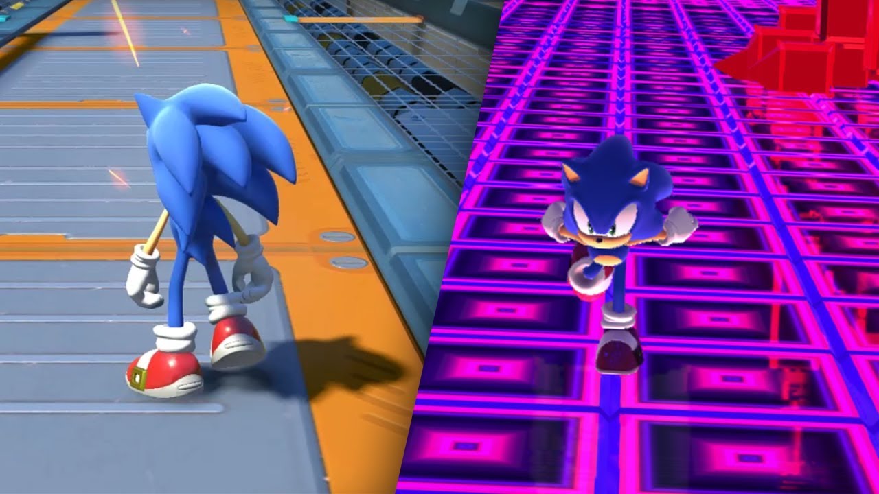 SONIC FORCES - Modern Sonic in Tag Team Stages