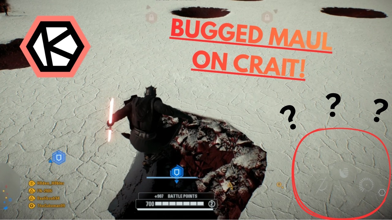NO ABILITY WIN on Crait with BUGGED DARTH MAUL?! | Star Wars Battlefront 2 | Galactic Assault