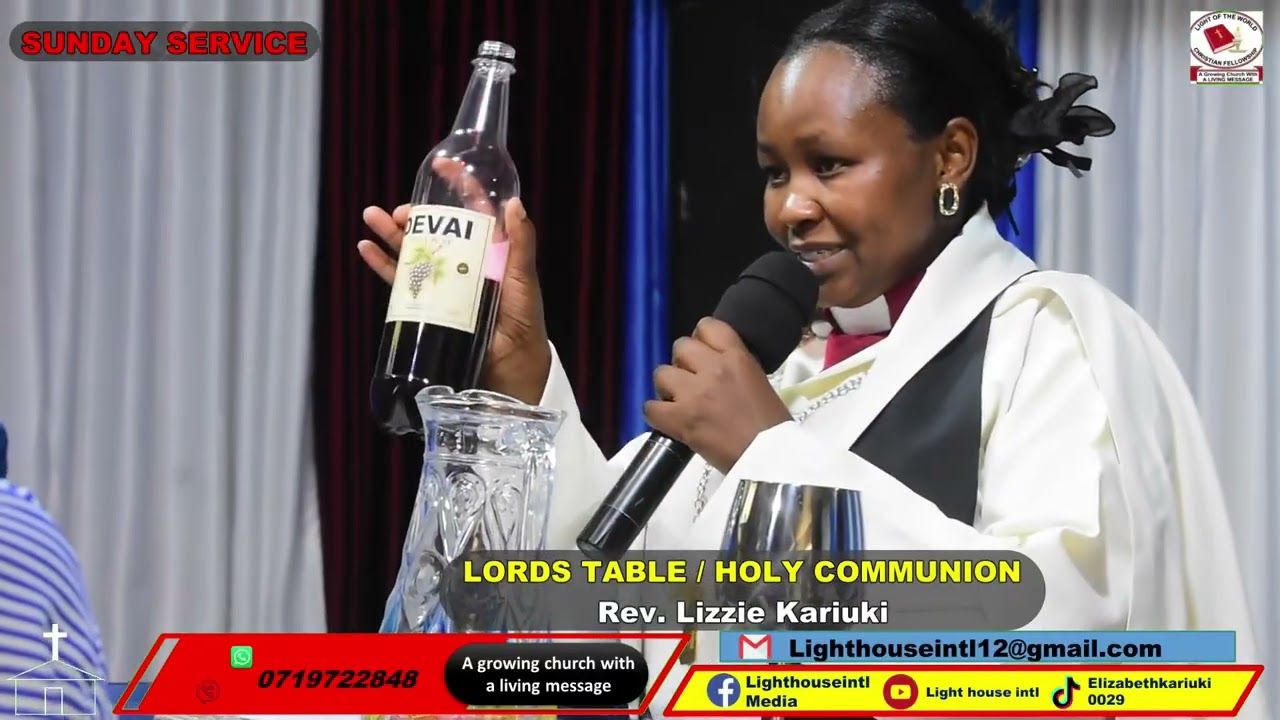 Holy communion/ Lords Table(Rev Lizzie Kariuki)