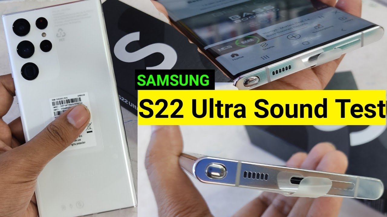 Samsung S22 Ultra Sound Test | Samsung S22 Ultra Speaker Test |S22 Ultra Audio Test |Speaker Issues?