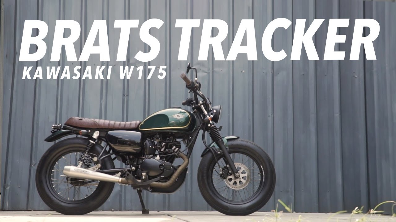 Modifikasi W175 Klasik Brat Tracker