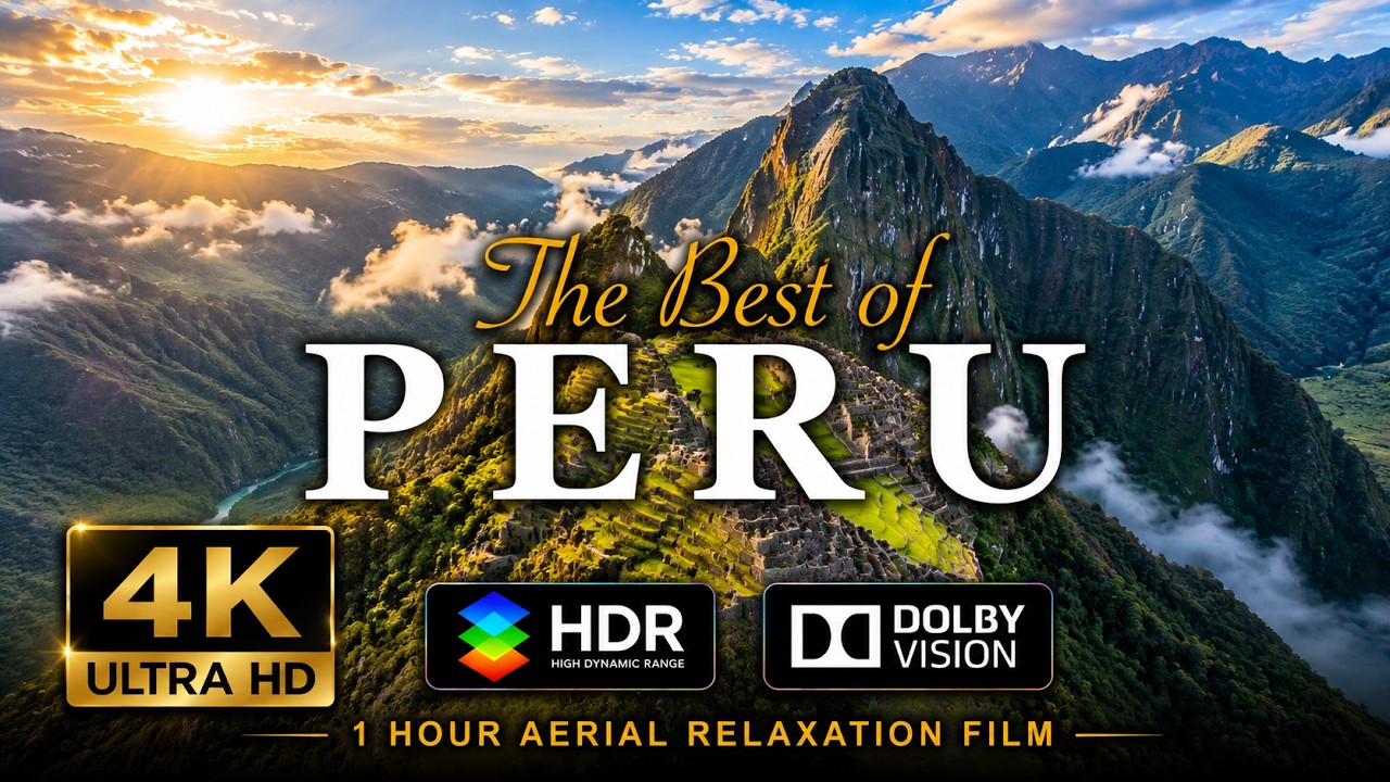 [4K] PERU 2026 🇵🇪 Per&uacute; 1 Hour Drone Aerial Relaxation Film | Per&uacute; Lima South America