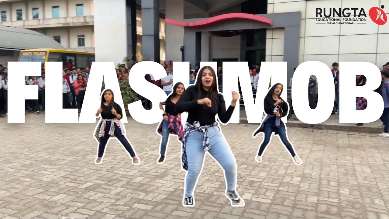 Epic Flashmob at Rungta College Bhilai | Pharma Vlogs