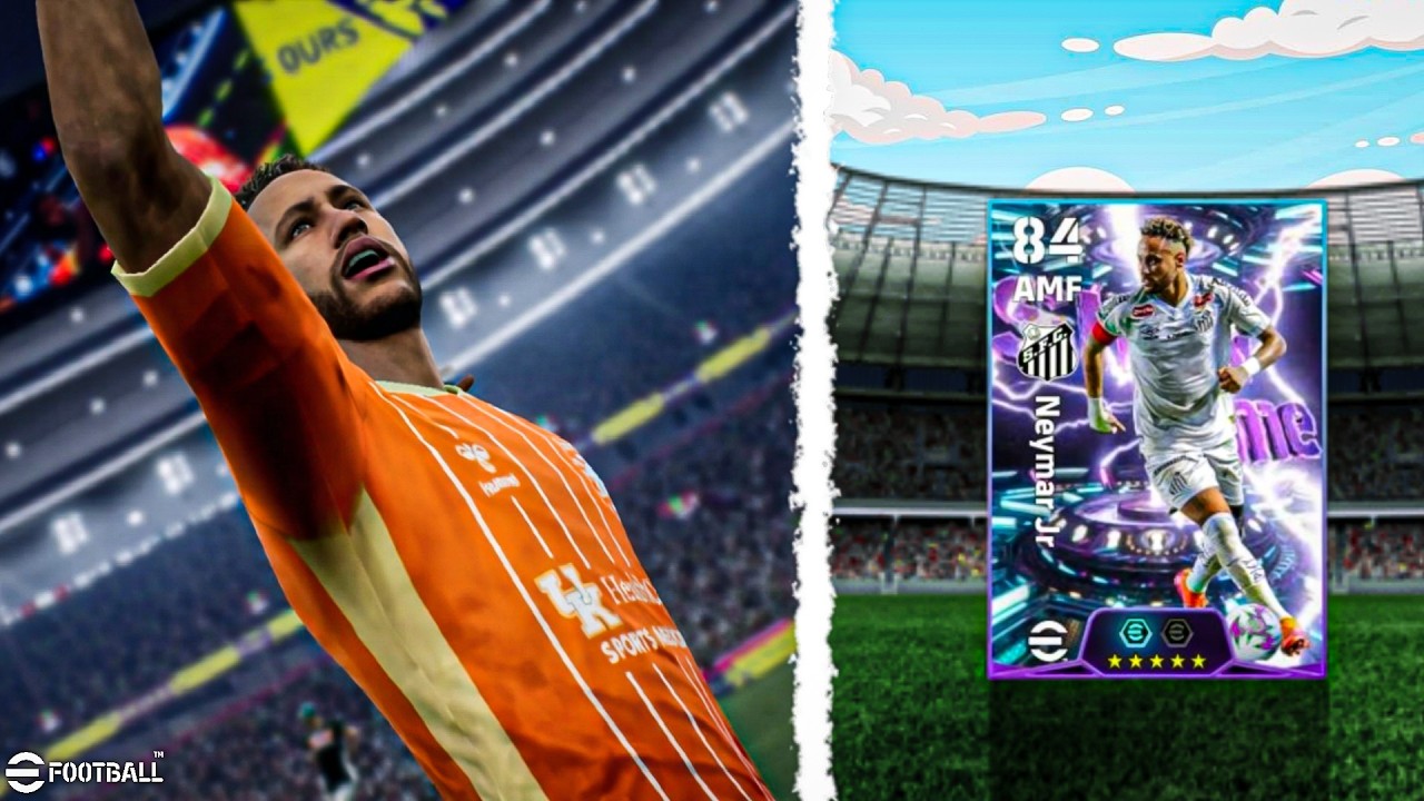 NEYMAR JR. JOGANDO MUITO no EFOOTBALL MOBILE