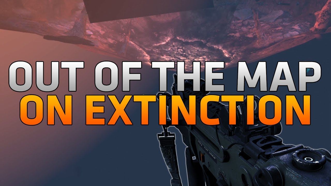 COD Ghosts Glitches - Out of the Map on Extinction Mode!
