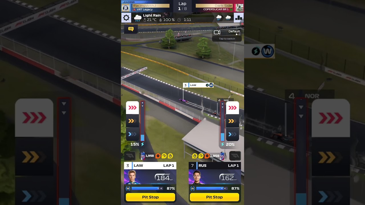 F1 Clash.. Race 5... Hot Prospects Reloaded event... Opening Round Silverstone (wet)