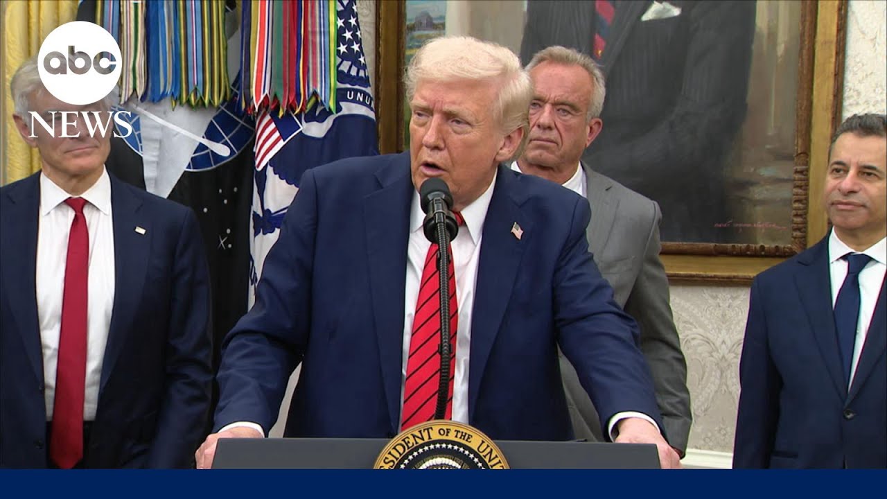 Trump delivers remarks on phase 1 of Israel-Hamas ceasefire