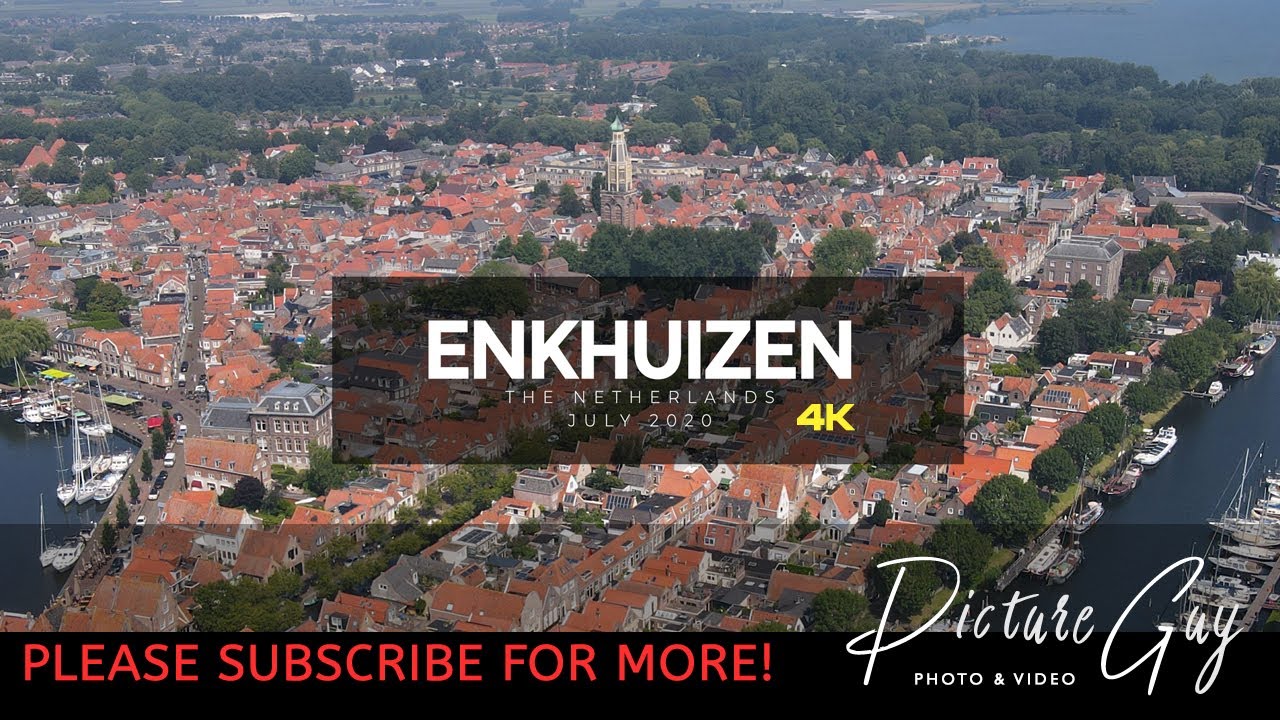 Enkhuizen - The Netherlands (Holland) in 4K - Parts by drone