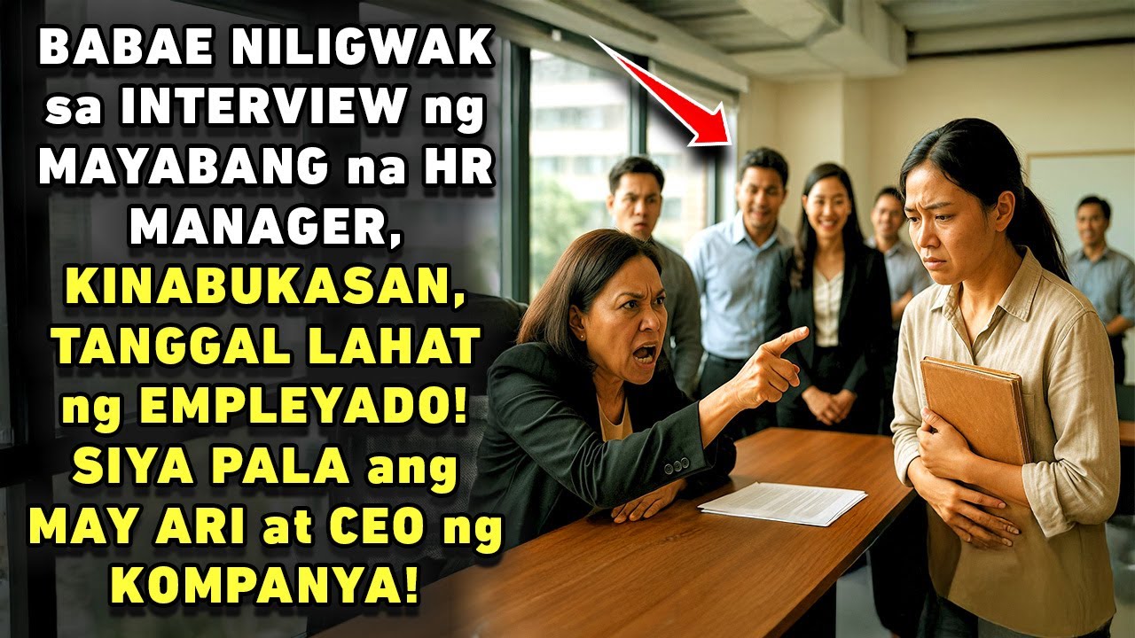 BABAE NILIGWAK SA INTERVIEW NG HR MANAGER, PERO GULAT SILA SIYA PALA ANG MAY ARI AT CEO NG KOMPANYA!
