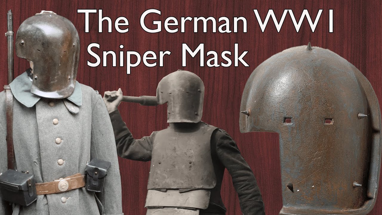 The German WW1 Sniper Mask/ Sappenpanzer Gesichtsmaske