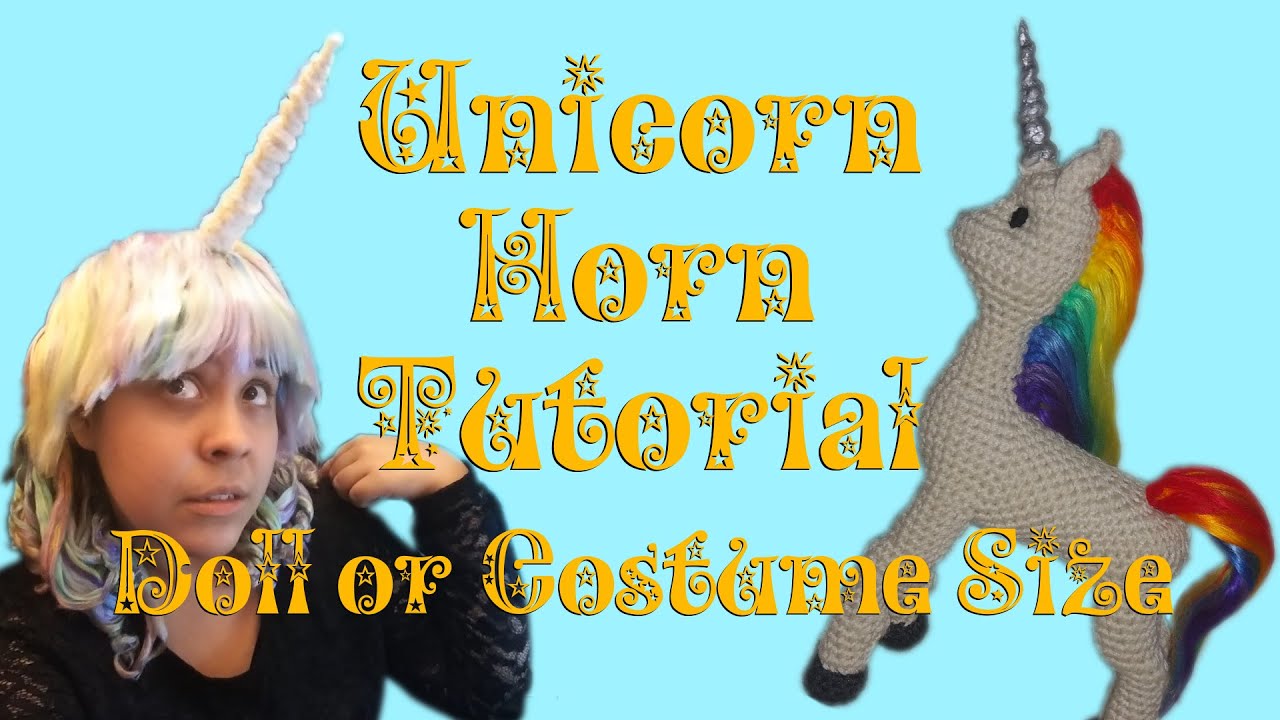 Crochet Unicorn Horn Tutorial