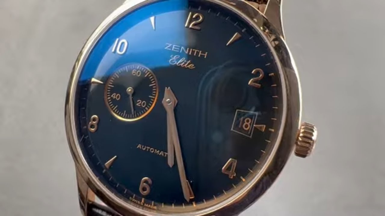 Zenith Class Elite 17/62.1125.680 Zenith Watch Review