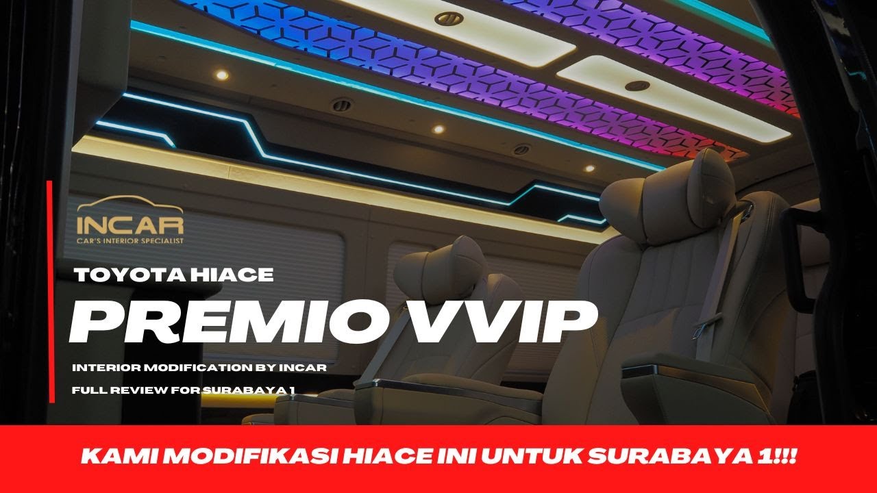 Kami dipercaya untuk HIACE PREMIO Orang  Nomer 1 di Kota Surabaya