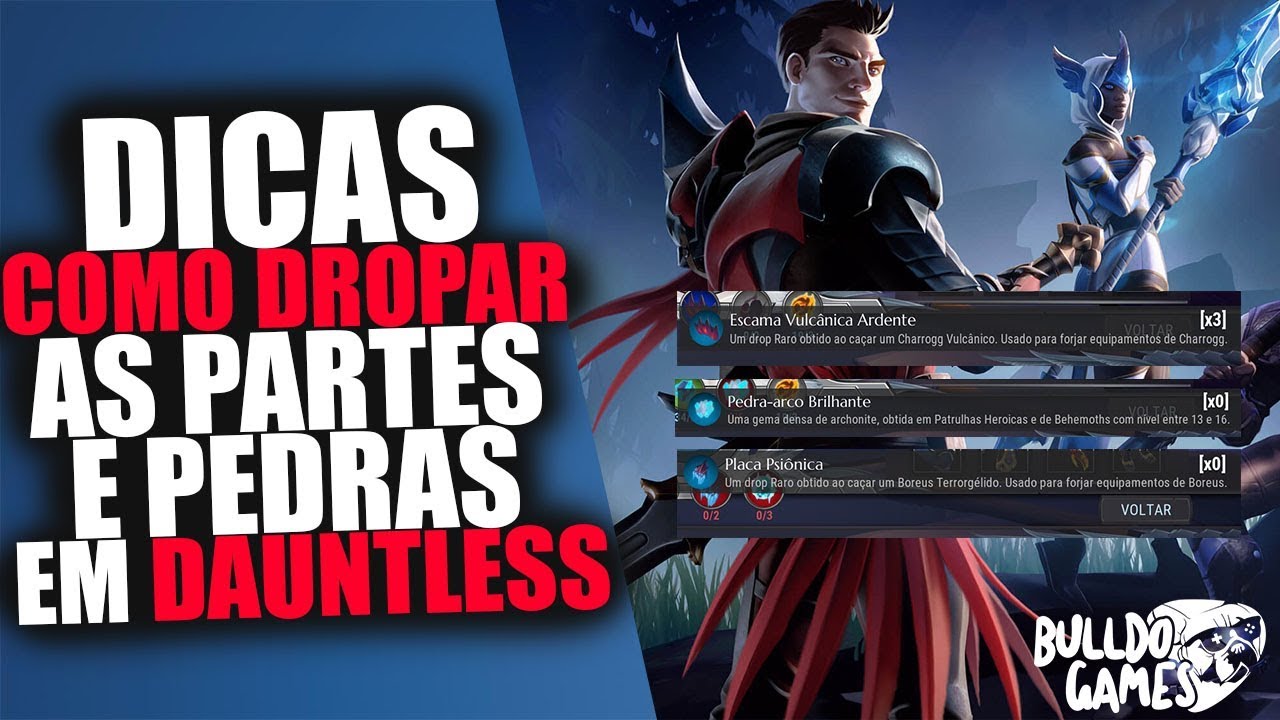 Dauntless - DICAS de Como Conseguir Todas as Partes e Pedras de Monstros!