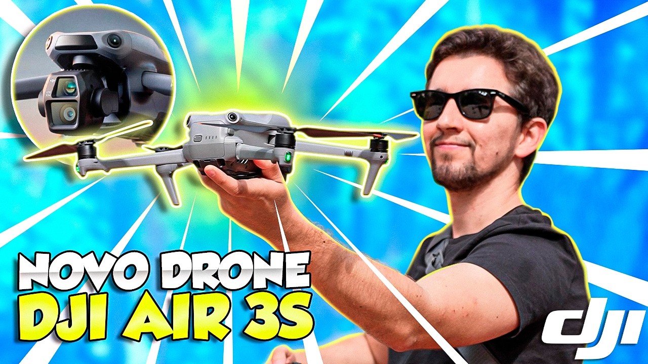 DJI AIR 3S - O que mudou no NOVO DRONE PROFISSIONAL da DJI? (Análise completa)