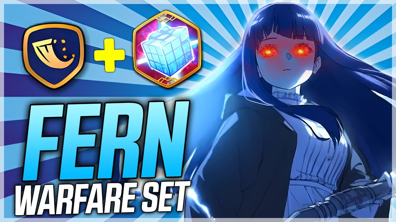 FERN CAN NUKE ANYONE AT THE FIRST TURN WITH WARFARE SET NOW!! - Epic Seven