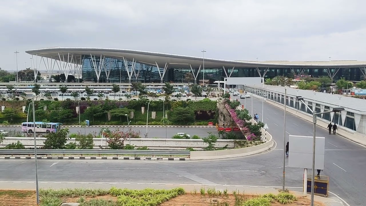 Bangalore airport view || KIA airport || Kempegauda airport Bangalore.