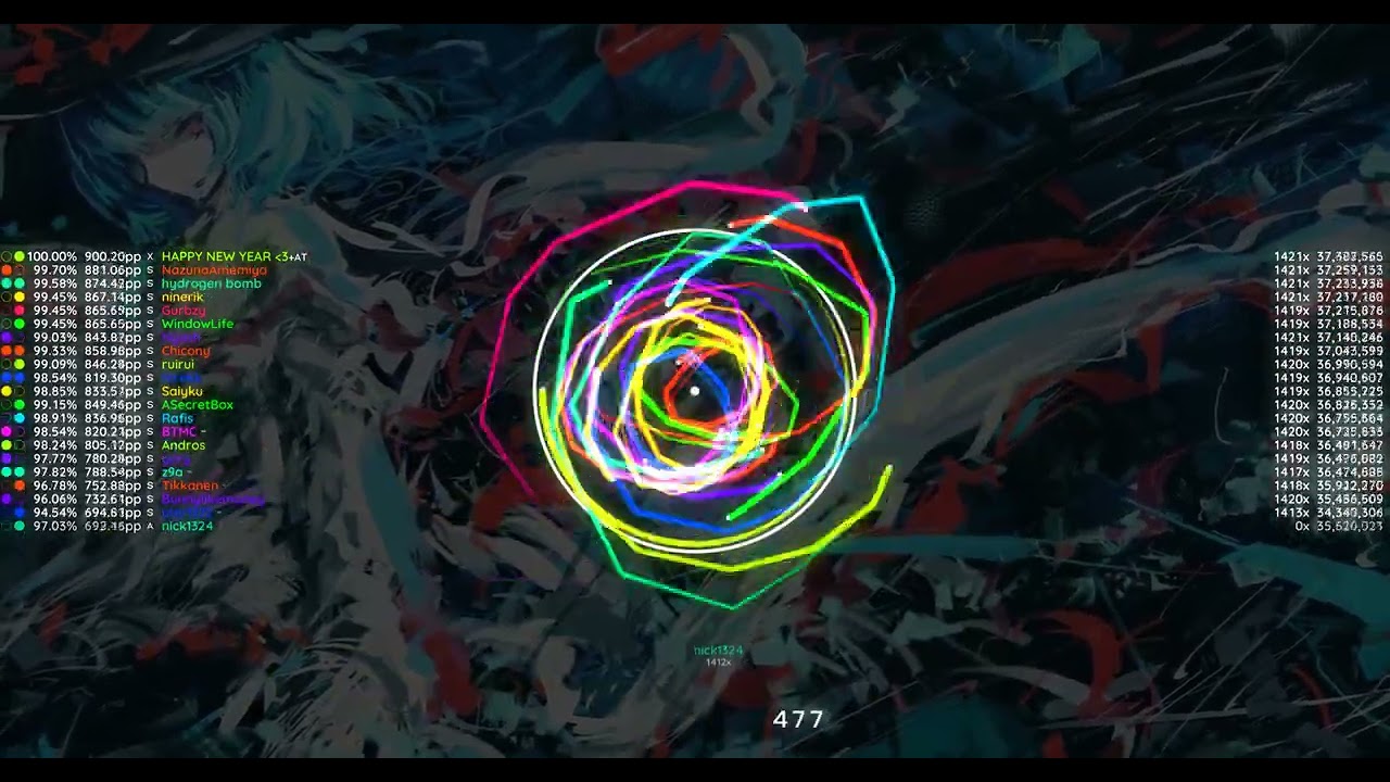 osu! | 50 player knockout | Imperial Circus Dead Decadence - Jashin no Konrei, Gi wa Ai to Shiru.