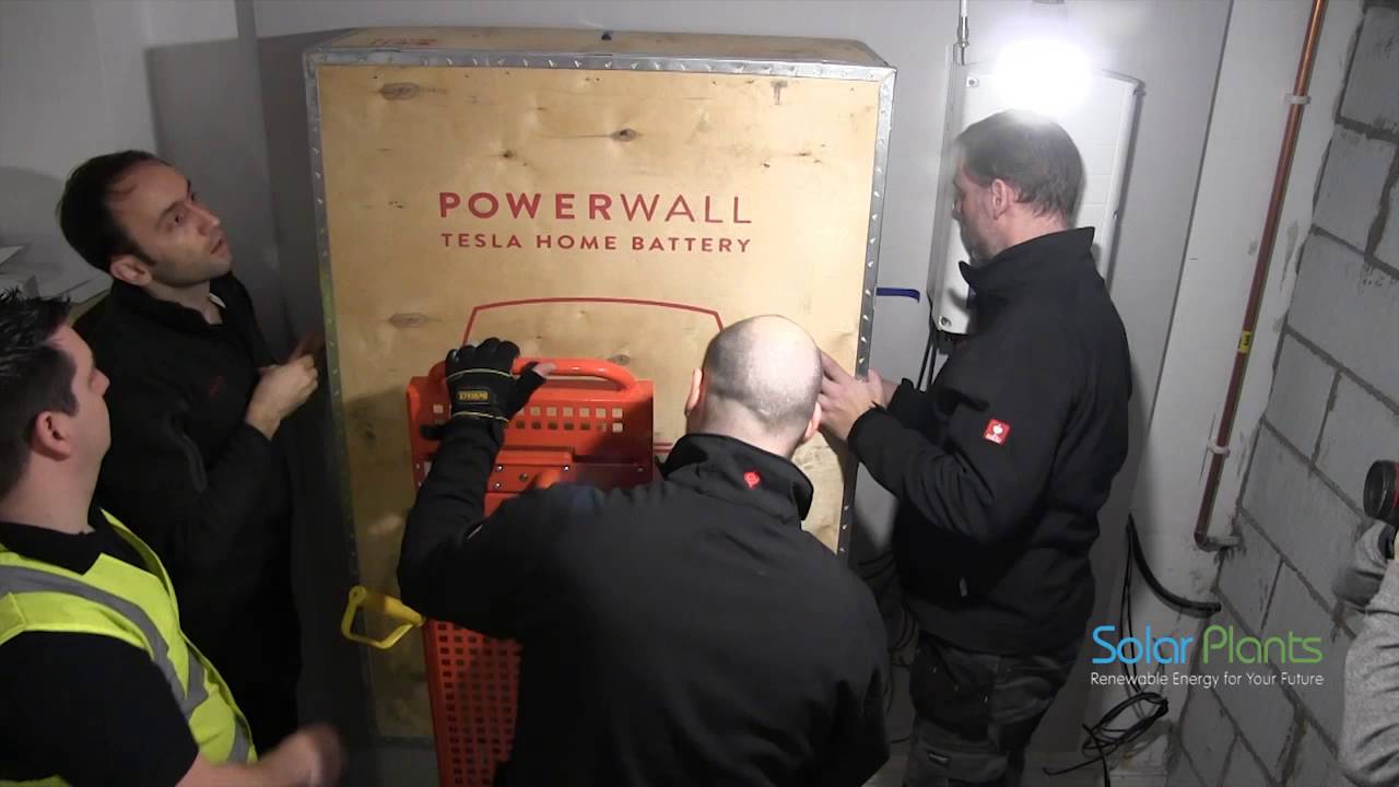 UK's First Tesla Powerwall Installation - Solar Plants