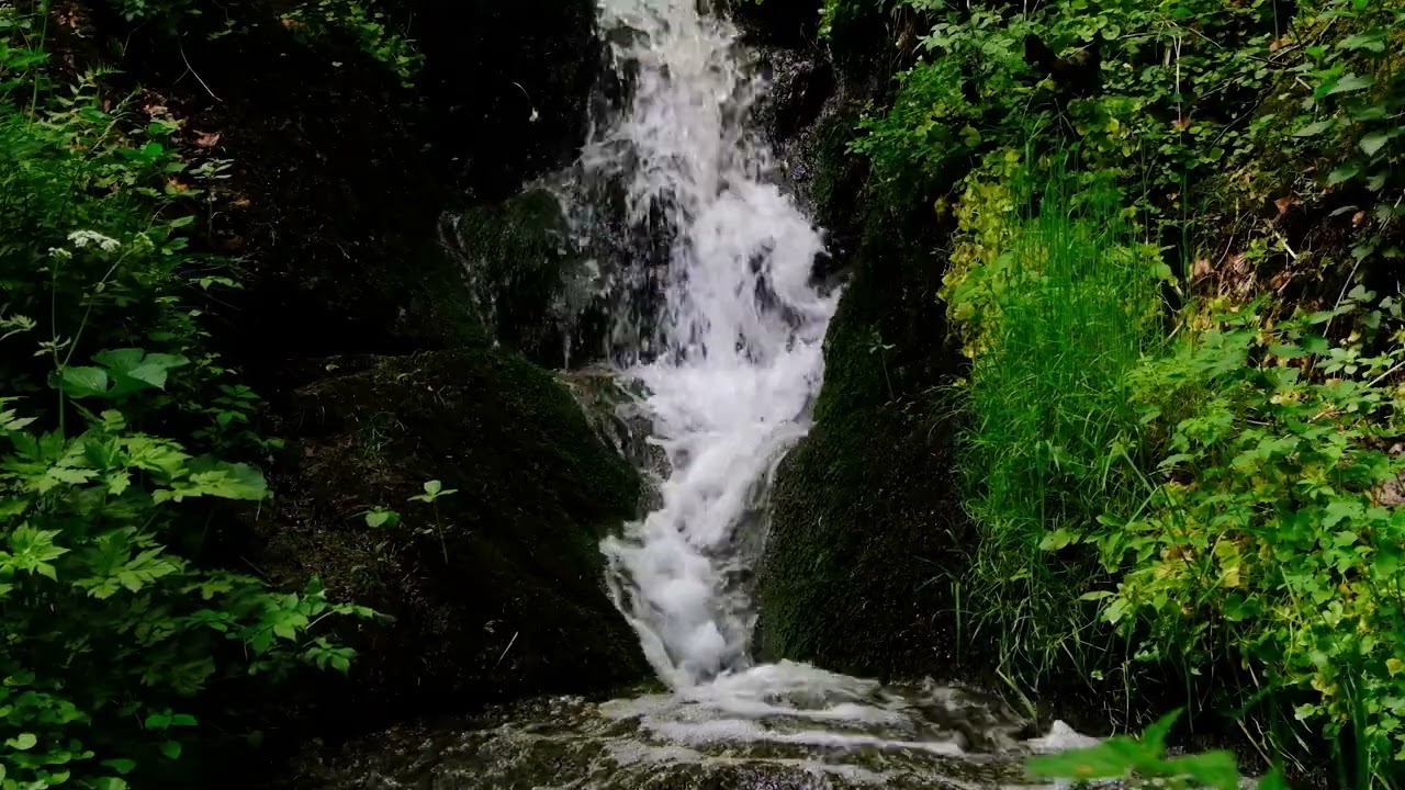Rumore cascata per dormire   ASMR   rumore bianco per rilassarsi e meditare