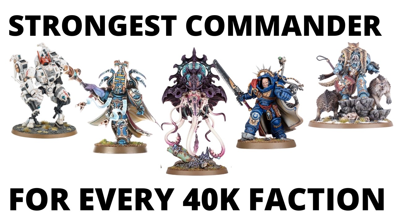 Лучший лидер для каждой фракции Warhammer 40K? Штабы, персонажи и командиры для каждой фракции.