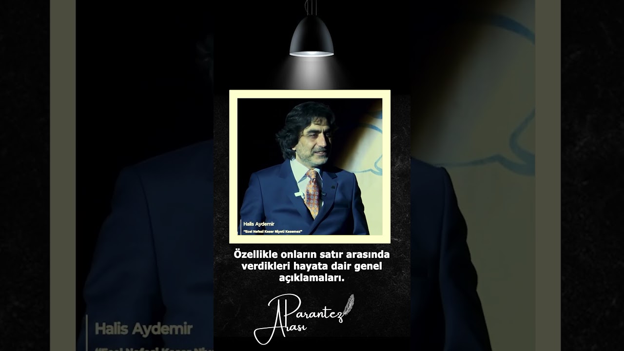 HALİS AYDEMİR - AİT OLDUĞUM YERE GERİ D&Ouml;NECEĞİM - PARANTEZ ARASI #halisaydemir #islam #motivation