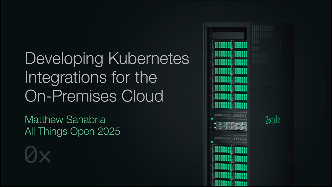 Developing Kubernetes Integrations for the On-Premises Cloud