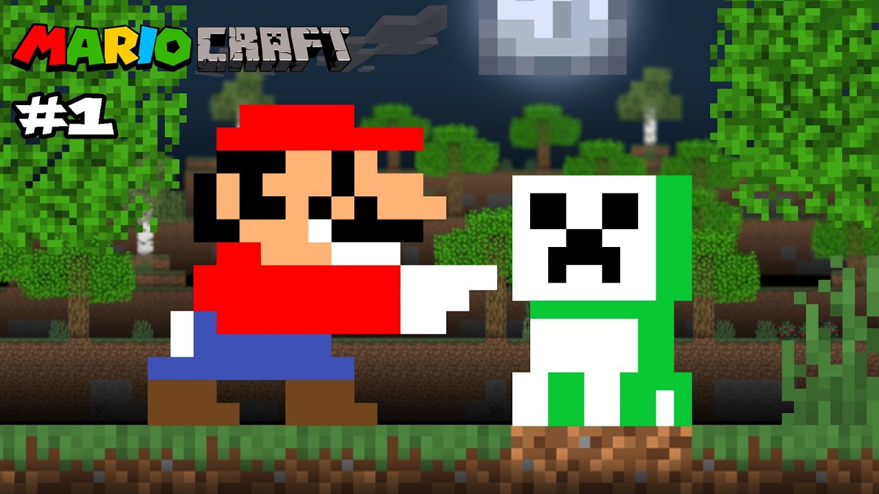 What Happens When Mario Falls into Minecraft?