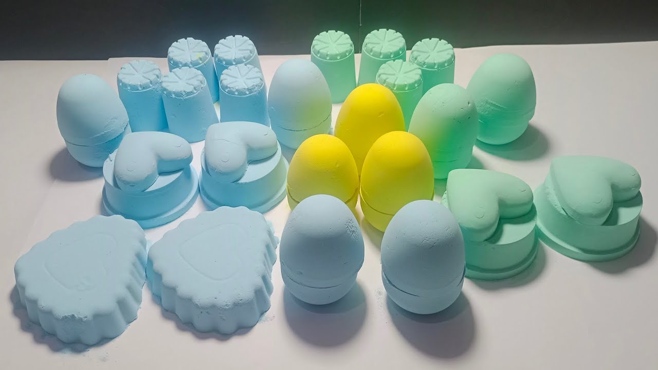 💕🤍💚 Baking soda crush satisfying videos #asmr #bakingsoda 