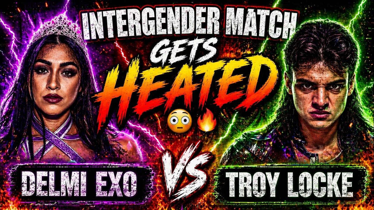 Delmi Exo vs. Troy Locke (Intergender Wrestling)