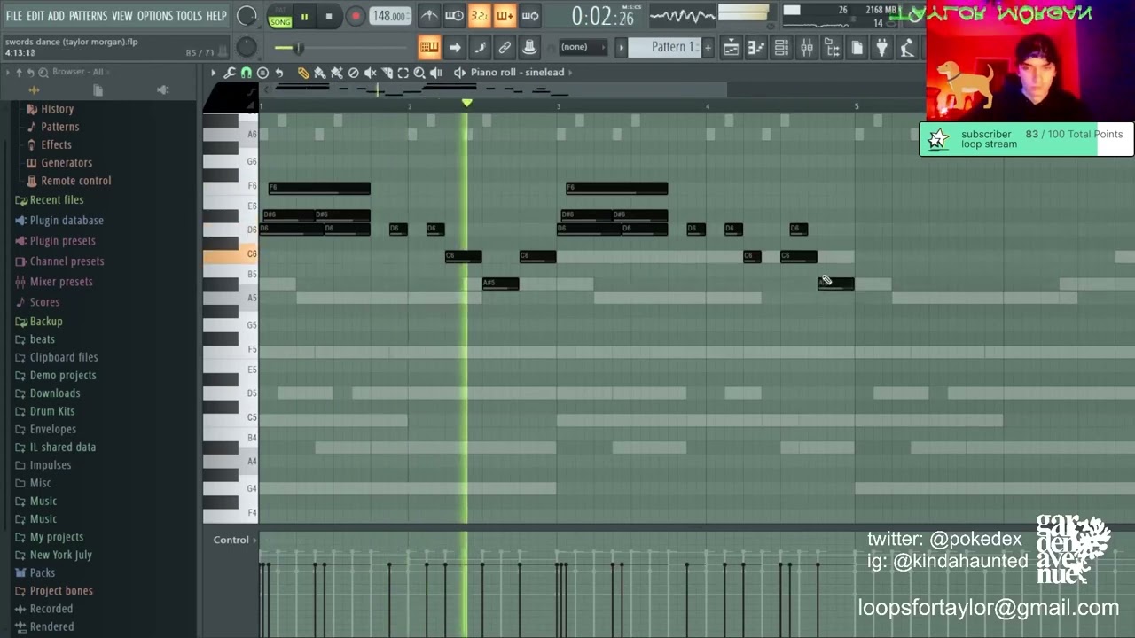 making a black kray / kiryano type beat from scratch :)