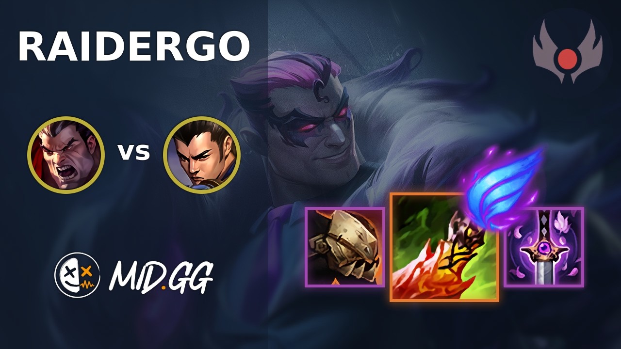 MID.GG: [ RaiderGO ] Darius JUNGLE vs Xin Zhao | EUW GRANDMASTER | LOL Season 2026