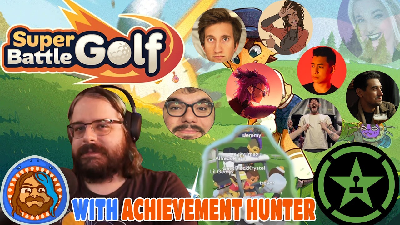 Just A Golf Game With Old Friends...Also Guns | Super Battle Golf With Achievement Hunter!